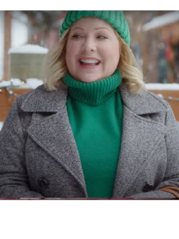 A Cozy Christmas Inn Jennifer Aspen Gray Coat.