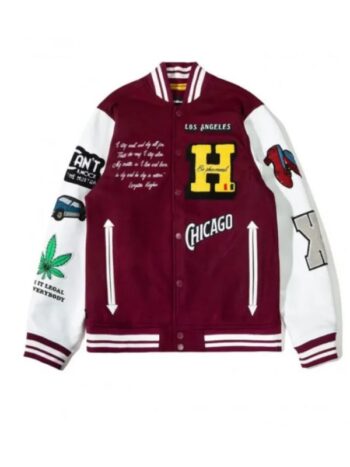 #BlackAF Kenya Barris H Letterman Jacket