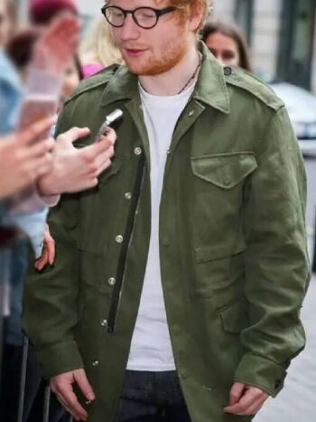 Ed Sheeran Green Cotton Jacket.