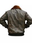 Men’s G-1 Flight Distressed Brown Aviator Jacket.