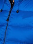 Women’s Casual Blue Puffer Jacket.