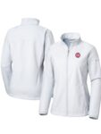 Women’s Detroit Pistons White Kruser Ridge II Softshell Jacket.