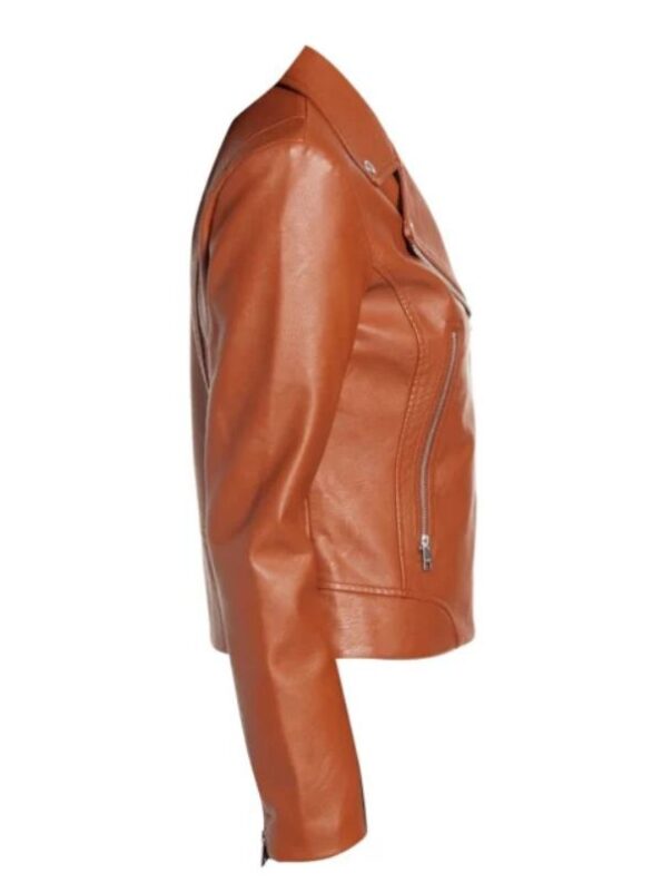 Womens Real Brown Leather Jacket