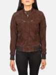 Zenna Mocha Suede Jacket