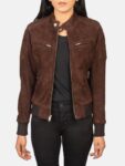 Zenna Mocha Suede Jacket