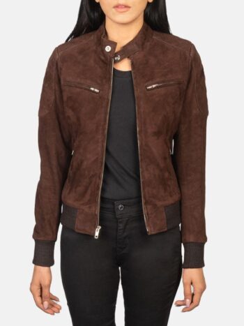 Zenna Mocha Suede Jacket