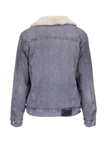 Womens Denim Fur Jacket